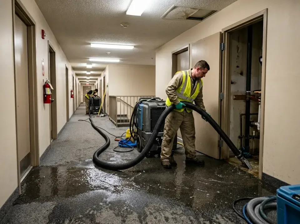 multi-unit-apartment-hallway-f-005 — frequently asked questions, Emergency Burst Pipe Water Extraction & Removal in Folcroft…